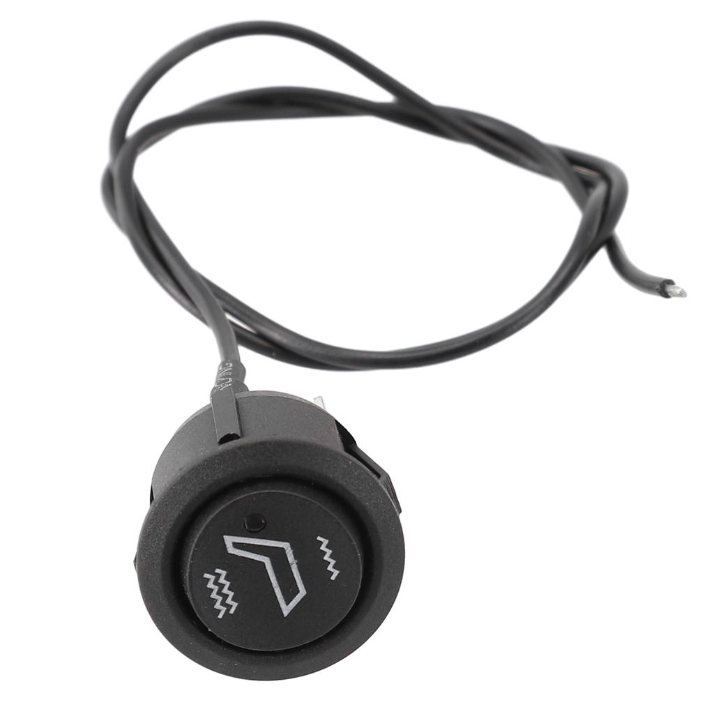 Heater Switch Seats Switch Rocker Hi/Low Off Round Heated 12V 1Pc