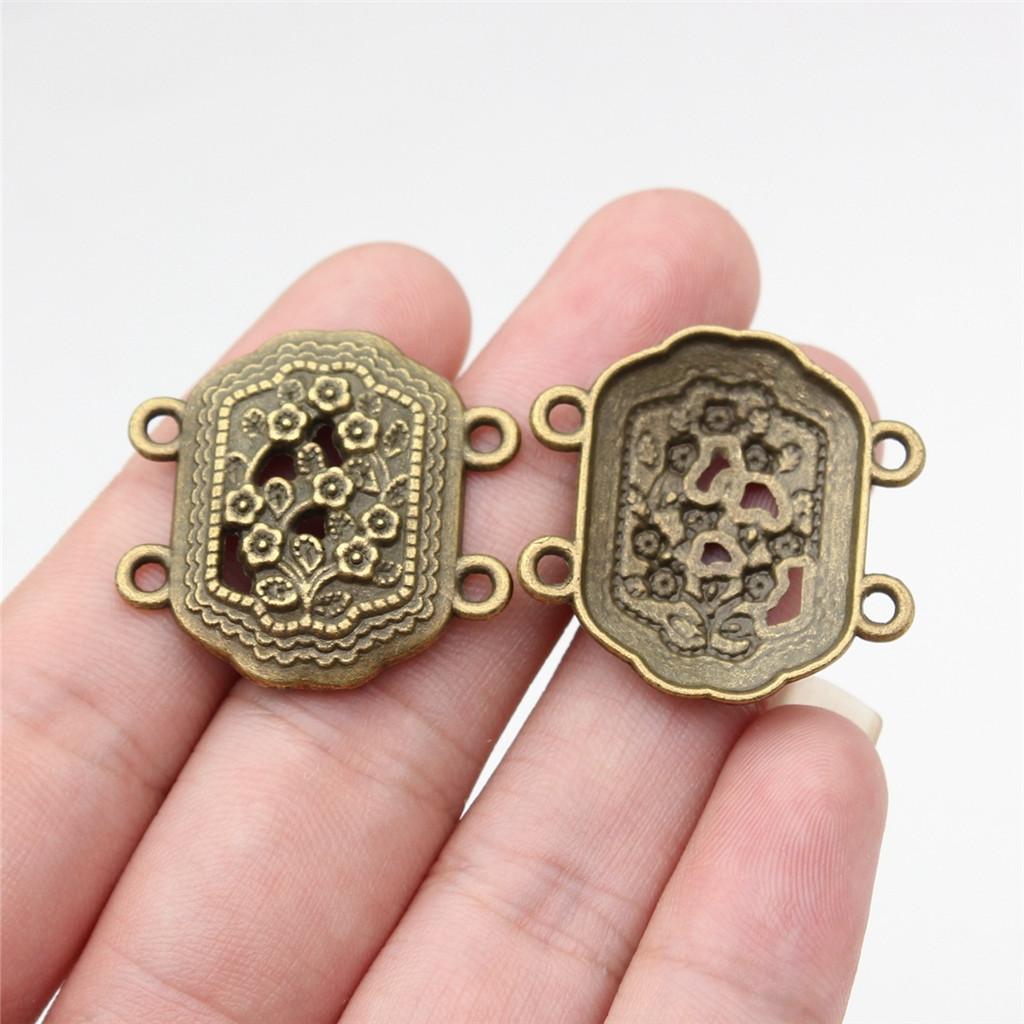 Accessories Parts Four-Hole Necklace Connector Wedding Jewelry Findings TA023