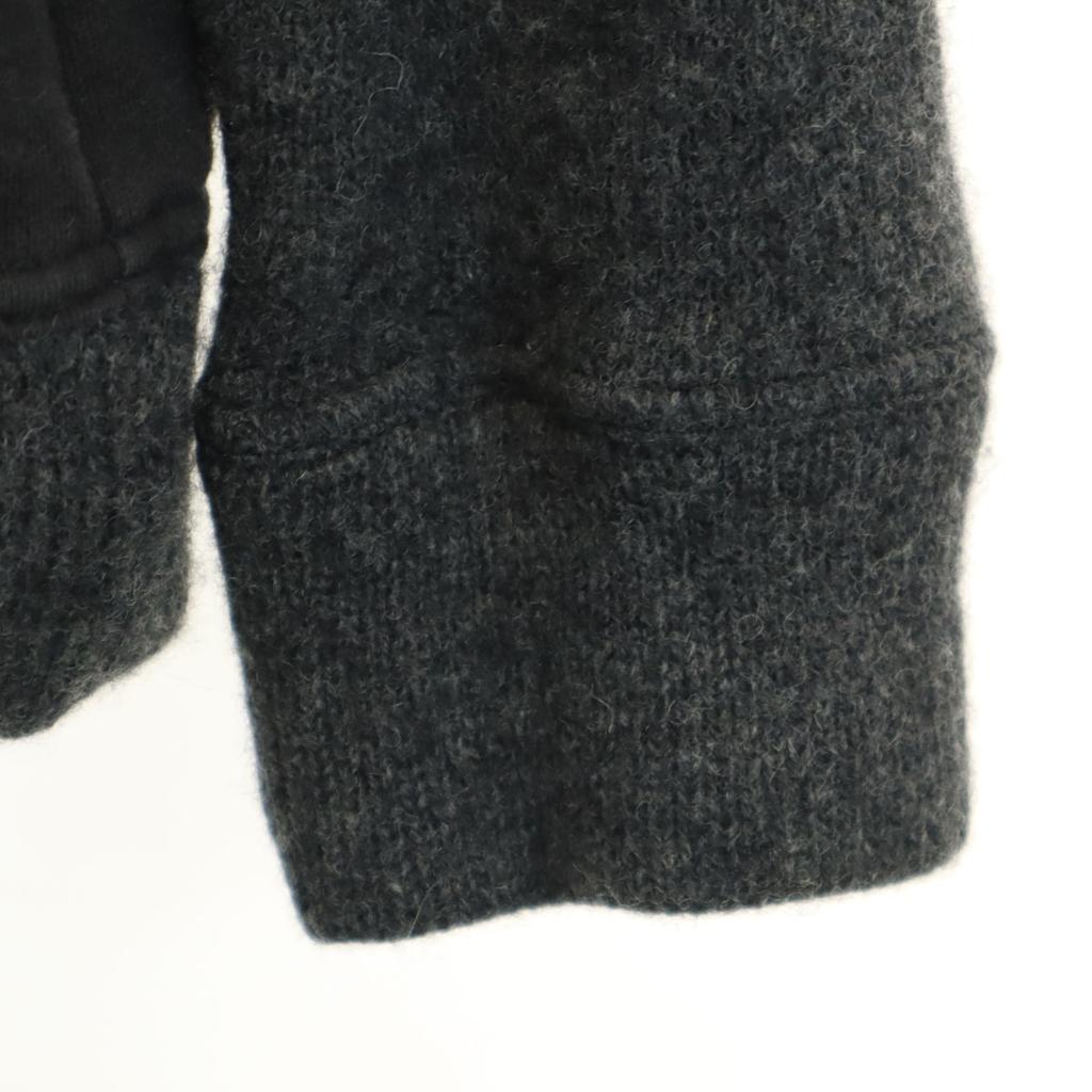 GAIJIN MADE Gestrickte Wechselschichtjacke S Grau Rückseite aufgeraut Herren Gebraucht