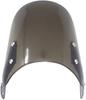KINOKINO Universal Mini Meter Visor for Motorcycles, Round, Single Light, Naked (Smoke)
