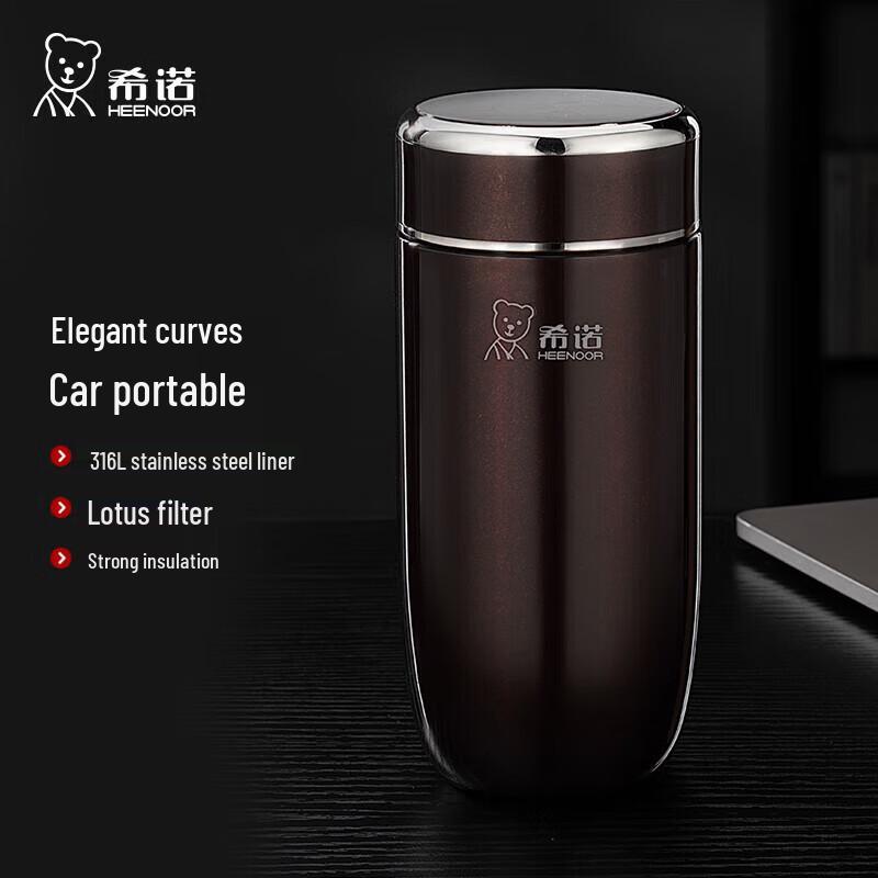 Heenoor XN-3306 Stainless Steel Thermos Mug with Tea Filter
