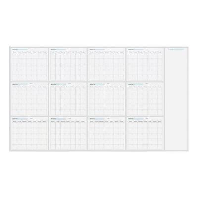 Reusable Erasable Full Year To View Calendar Planner Undated Wall Mounted Calendar Yearly Planner Home Wall Organiser