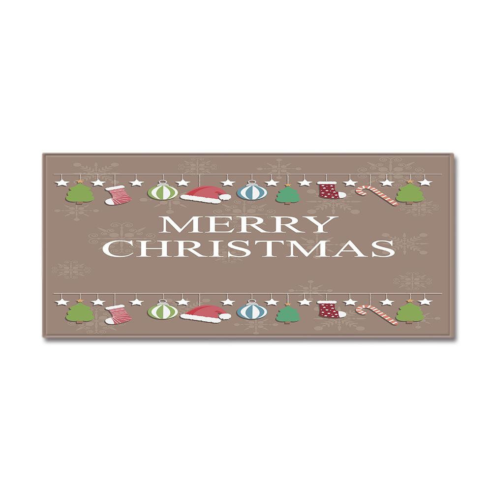 

Рождественский кухонный песочный ковер придверный коврик длинный напольный коврик 40*60cm