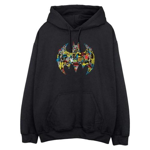 Batman Womens/Ladies Batgirl Collage Logo Hoodie