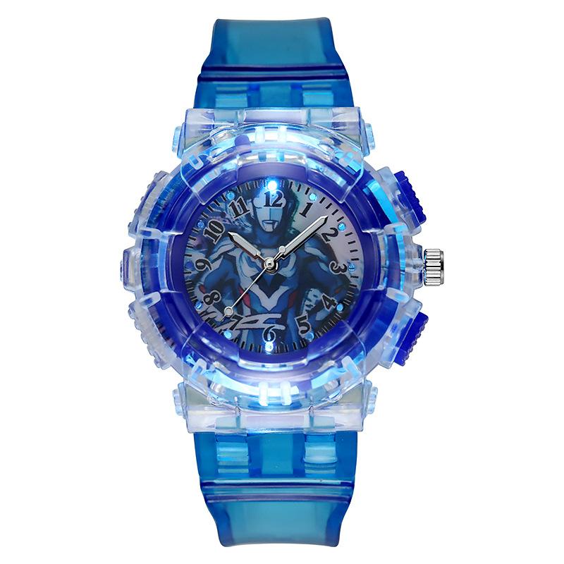 Ultraman Led Luminous Watch Children's Cartoon Elementary School Student
