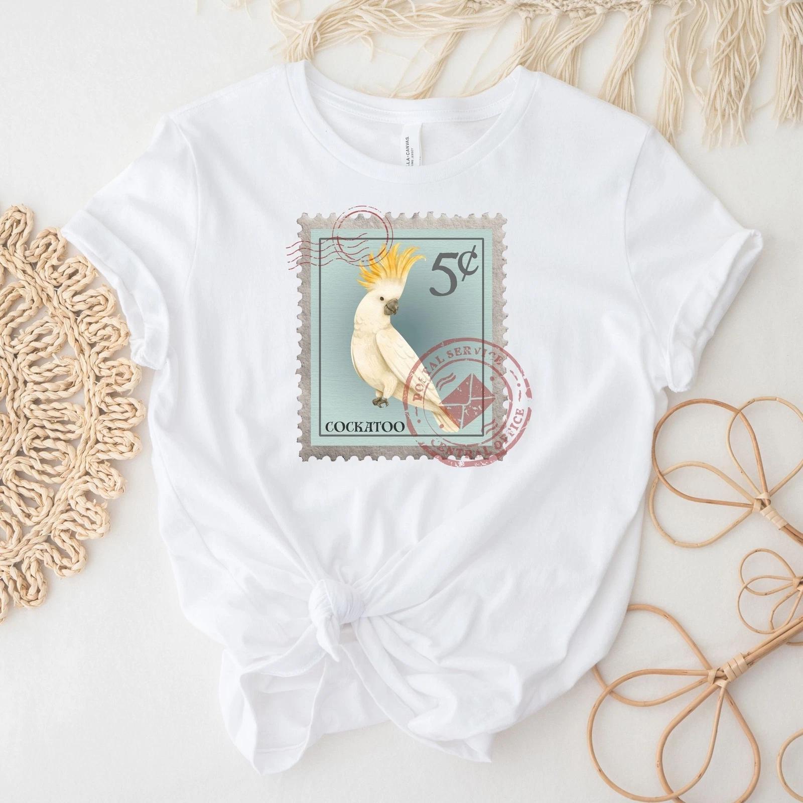 Cockatoo Postage Stamp Shirt M