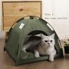 Comfortable Pet Tent, Suitable for Cats and Dogs - Soft and Cozy Sleeping Nest, Pure Color Design, Perfect Christmas Gift.