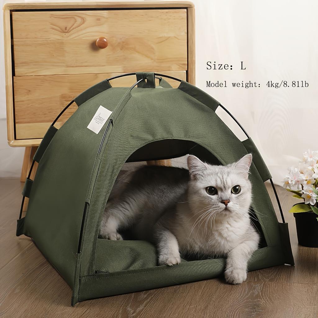 Pet Nest Tent Semi Closed Foldable Outdoor Pet Supplies Breathable Tent Pet Summer Cooling Warm Pads Pet Decoration Supplies
