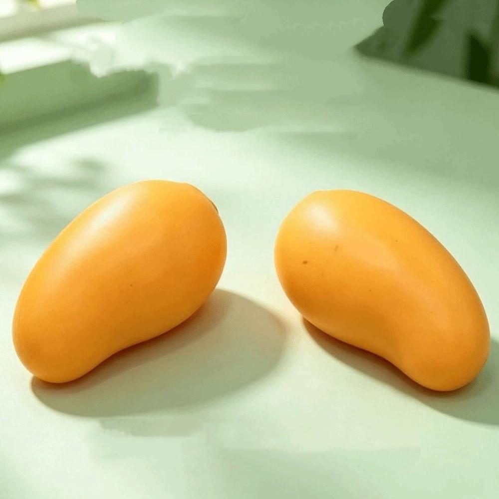 Fast Rebound Mango Squeeze Model Super Soft Simulation Fruit Pinch Mango Squishy Toy  Classroom