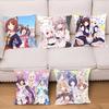 Nekopara GalGame Anime Pillow Case Fashion Square Pillowcase Bedroom Sofa Room Ins Decoration Leisure