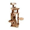 Large Wooden Cat Tree with Bed and Scratcher - Pet Supplies Cat Climbing Frame