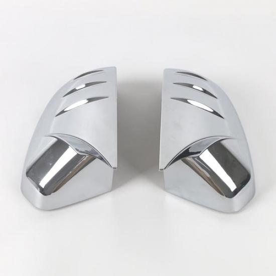 Rearview Mirror Lid Side Cover Trim For  Honda CRV CR-V 2pcs ABS Chrome
