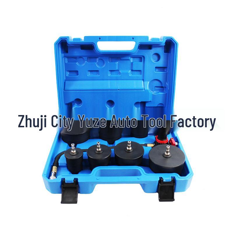 9-Piece Turbocharger Leak Tester & Pulley Repair Tool Kit Sheet Metal Repair Detector