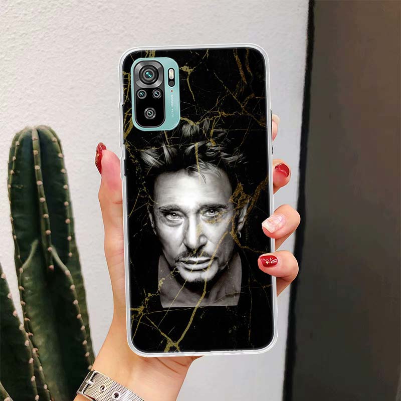 Johnny Hallyday Musik Für Xiaomi Redmi Note 14 13 12 11 Pro Plus Handyhülle 14S 12S 11S 11E 11T 10S 10 9S Fundas Hülle Coque Nicht