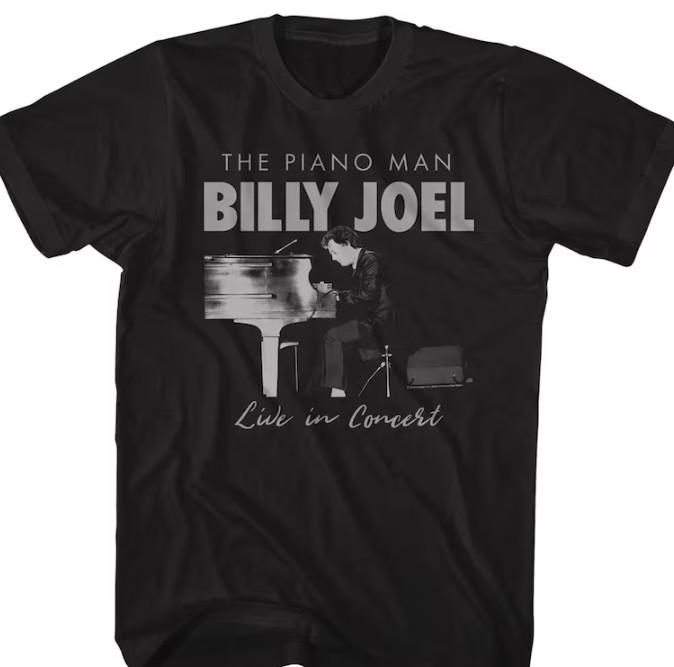 Billy Joel The Piano Man Live In Concert Shirt Gift For Fans S-5Xl Unisex T-Shirt XL