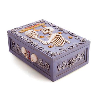 Luxuriöse Polyresin Tarot-Box (Skelett)