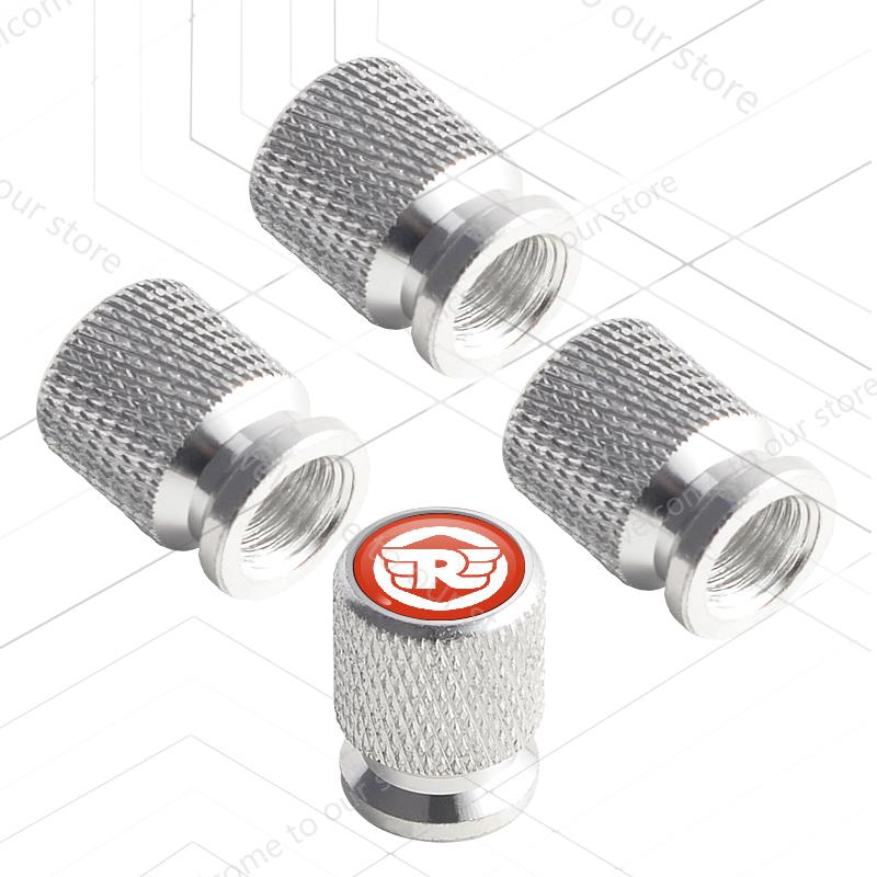 

4Pcs/Set For Interceptor Bear 650 Bullet/Meteor/Classic 350 500 LOGO Badge Motorcycle Wheel Tire Valve Caps Tyre Stem Covers