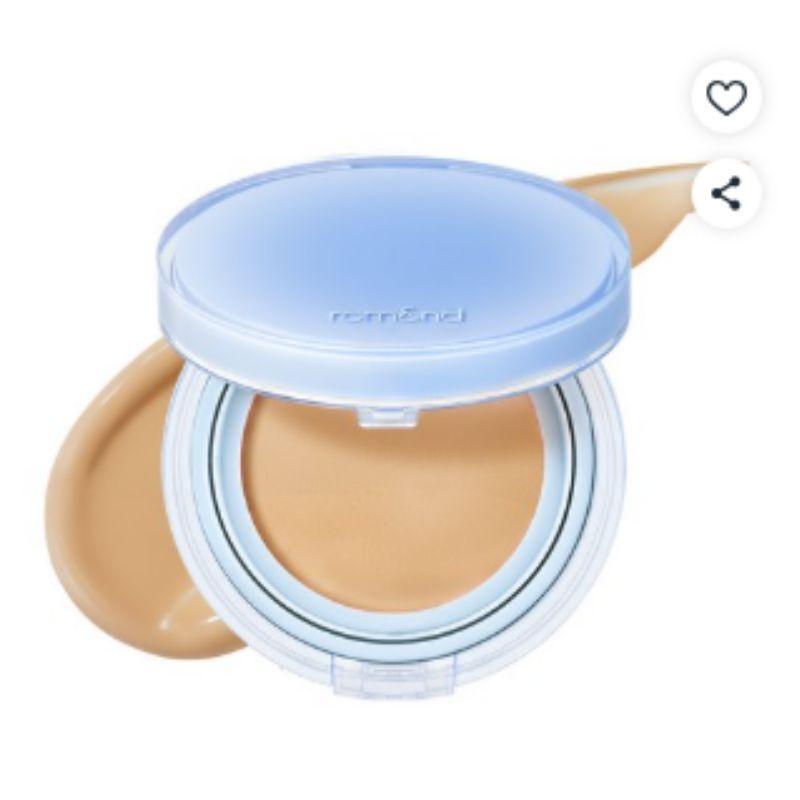 Rom&nd Hydrating Glow Cushion Foundation K-Beauty Bare Water Cushion Base Makeup SPF Coverage
