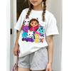 Summer T-Shirt 3D Print Short Sleeve Toddler Number White /black T-Shirts Casual Kids Tops Cute Cartoon