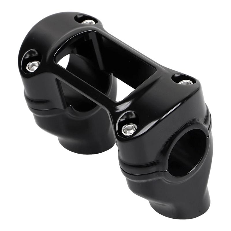 NEW-For  Sportster 883 1200 Softail Dyna Compatible 2" Handlebar Riser 1 1/4" Bar Clamp