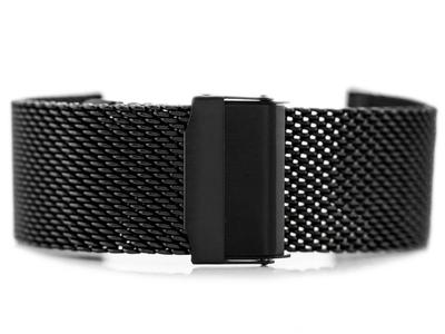 Bracelet Pacific M8 - Maille HQ - Noir 24mm