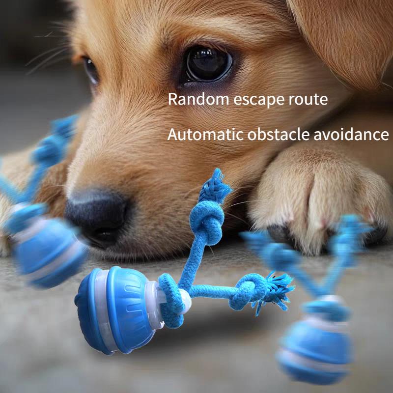 Pet Intelligent Teasing Ball Rolling Ball Electric Cat and Dog Soothing Intelligent Bite Resistant Teasing Ball Dog Grinding Toy