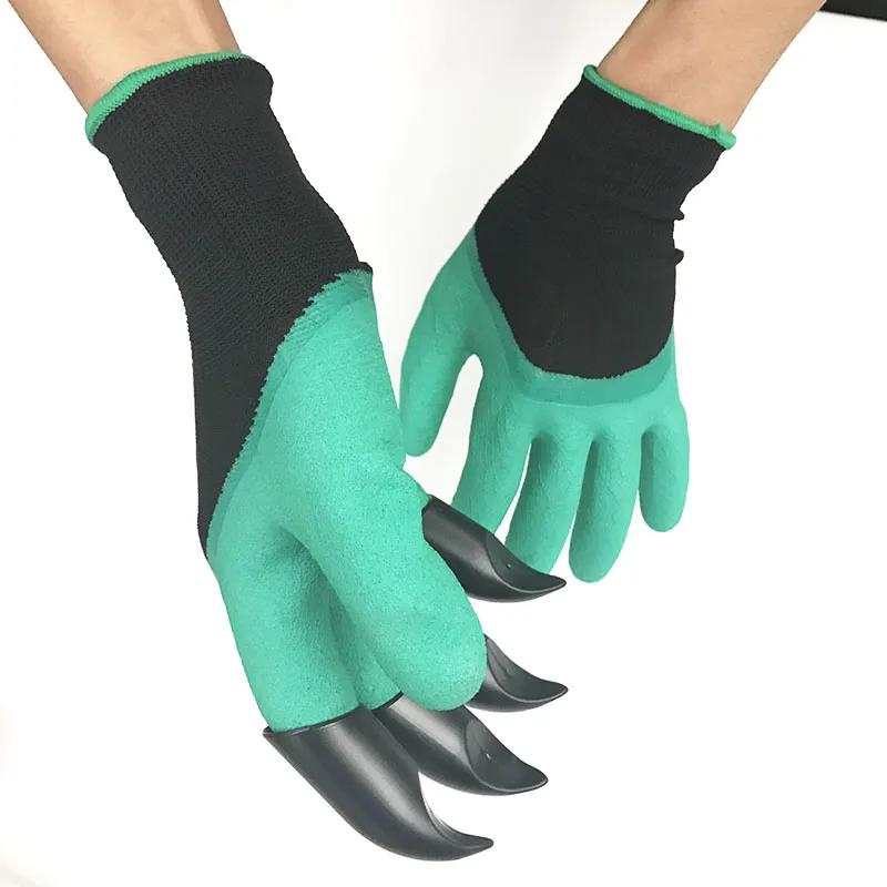 Waterproof and Puncture Resistant Garden Gloves with Claws for Horticultural Excavation Digging and Flower Planting Claws Paws