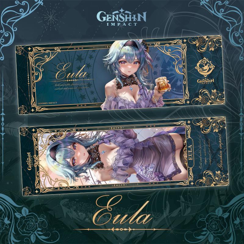 

Genshin Impact Fatui Series Tartaglia Arlecchino II Dottore двусторонний лазерный билет с штампованным аниме-закладкой, украшения 2