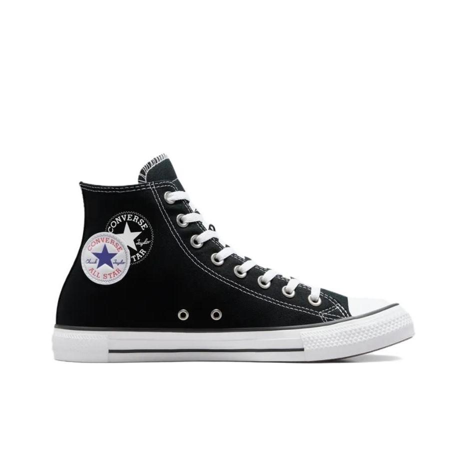 Converse All Star Classic Versatile High Top Canvas Shoes Unisex Sneakers Black A09137C
