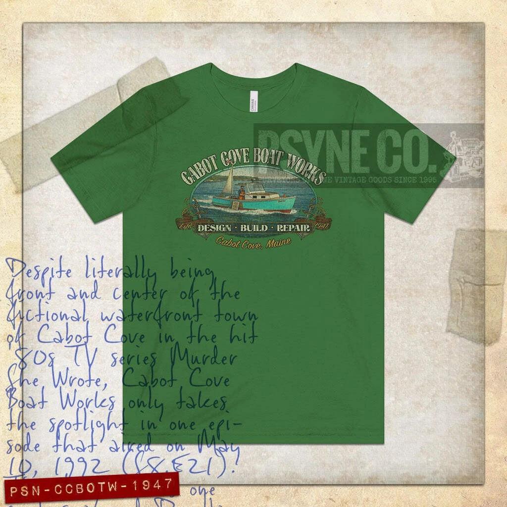 Cabot Cove Boat Works 1947 Vintage Men s T shirt XL