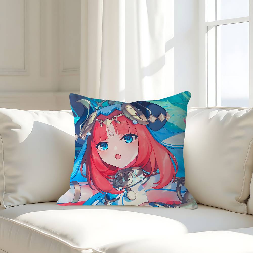 Anime-Charaktere -N-Nilous Kissen Anime-Kissen Sofa Bett Kopfkissenbezug Kissenbezug 45x45 Cm Mode