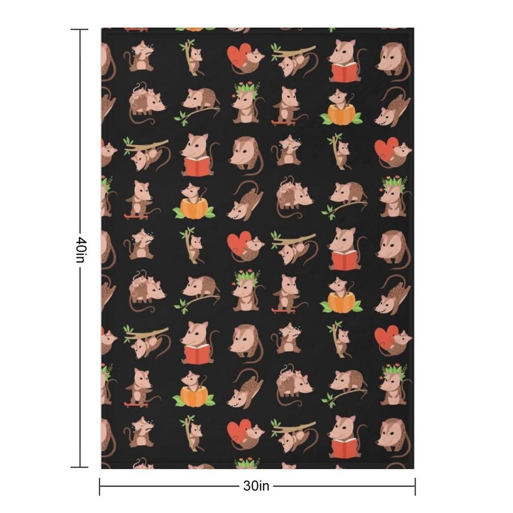 Possum Sheet-Possum lover Throw Blanket Retros Winter beds Blankets For Bed Softest Blankets