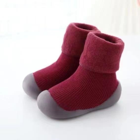 Thickened Winter Fleece Baby Walking Shoes: Non-Slip Soft Sole for Boys & Girls