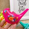 Colorful Water Bird Call Whistle: Musical Toy & Scenic Souvenir