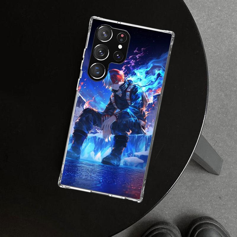 Todoroki Shoto MHA My Hero Phone Case Cover for Samsung Galaxy S26 S25 Edge S24 S23 Ultra S22 Plus S21 FE S20 + Art Customized F