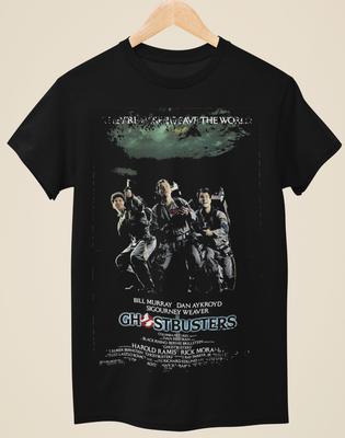 Ghostbusters - Movie Poster Inspired Unisex Black T-Shirt Unisex T-Shirt