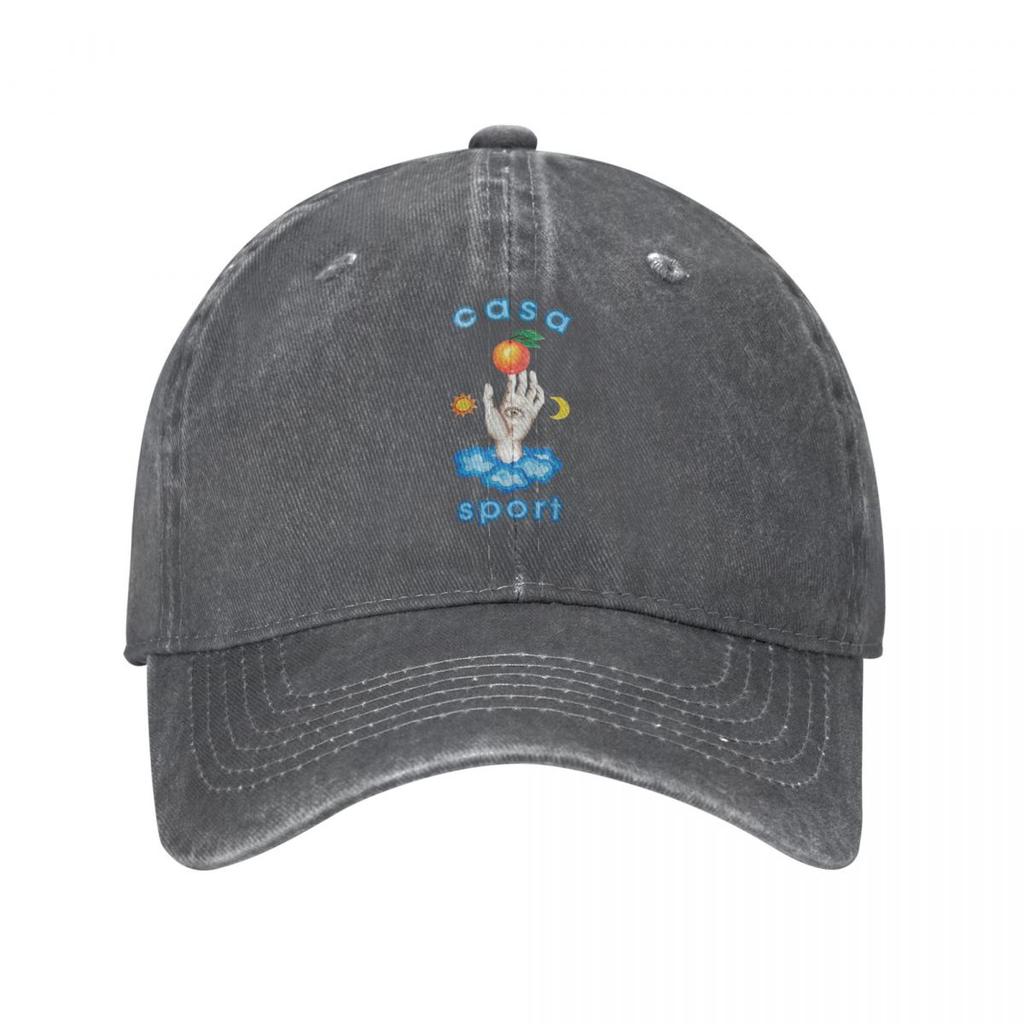 Casablanca Tennis Club Merch Unisex Women Baseball Caps Distressed Washed Hats Cap Classic Outdoor Summer Headwear