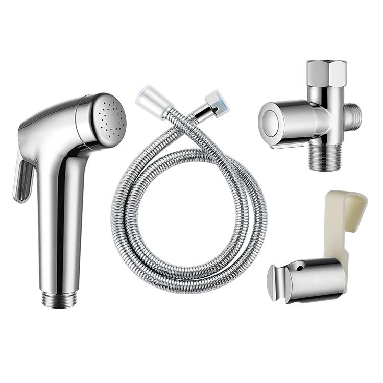 Toilet Bidet Sprayer Health Faucet Handheld Bidet Cloth Diaper Sprayer Kit (as the picture,Plastic)