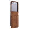 Custodia a Flip in Pelle Lusso Retrò per Samsung Galaxy Z Flip 7 6 5 4 3 Flip7 FE Flip6 5G Flip5 Portafoglio Slot per Carte Copertura Magnetica