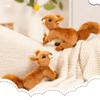 16cm Stuffed Squirrel Doll Soft Animal Plush Doll Lovely Squirrel Plush Toy  Zoo Souvenir