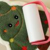 Adorable Christmas Hangable Absorbent Hand Towel - Thick Cartoon Washcloth for Bathroom and Kitchen