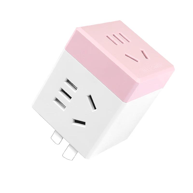 Сетевой адаптер Delipow Mini Cube с 3 розетками, штепсель CN (адаптер в комплекте) Compact Cube