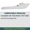 Silver Car Front Rear Left Right Exterior Door Handle for Tesla Model 3 2017 2018   108183200H 108183100H
