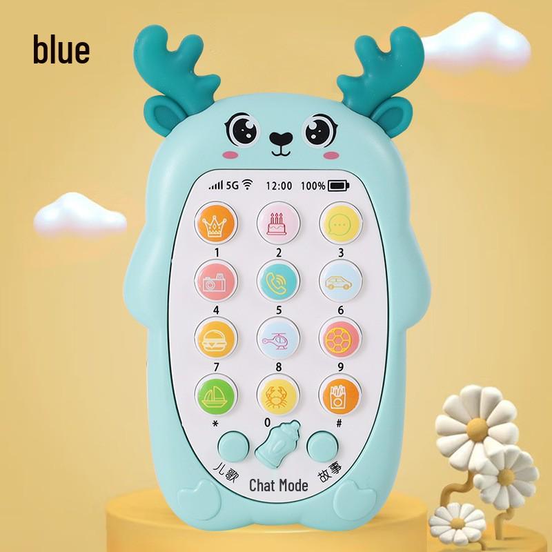 Baby Interactive Telephone Toy: Whack-a-Mole, Piano & Story Mode for Ages 0-3