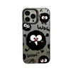 Small Coal Balls Are Suitable for Apple 13promax Mobile Phone Case iPhone15 Laser 14max Cartoon 16 Colored Silver Xsmax.