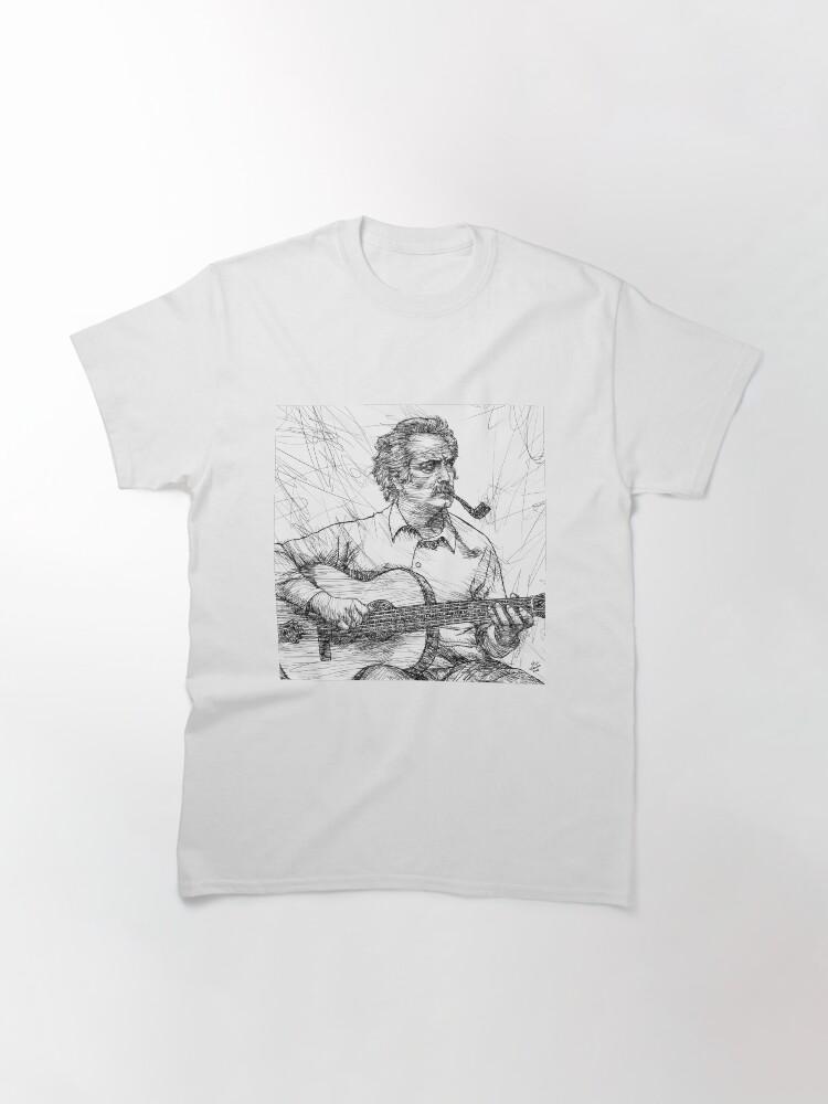 Georges Brassens GEORGES BRASSENS Tuscheporträt .1 Klassisches T-Shirt