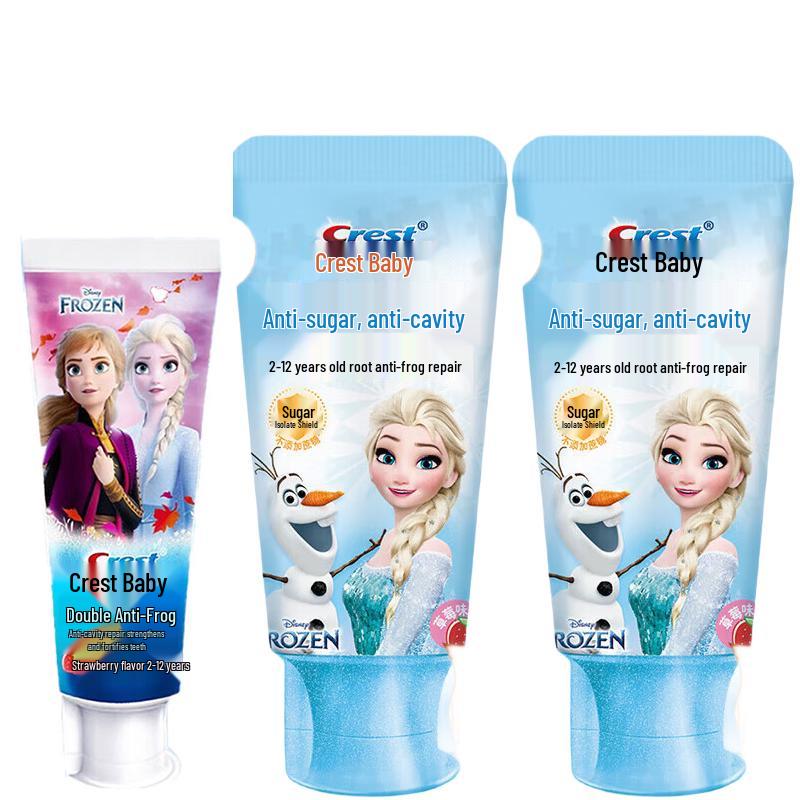 Crest Kids Frozen Fluoride Toothpaste Set