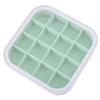 2Pcs 16 Grid Silicone Ice Cube Mold With Lid