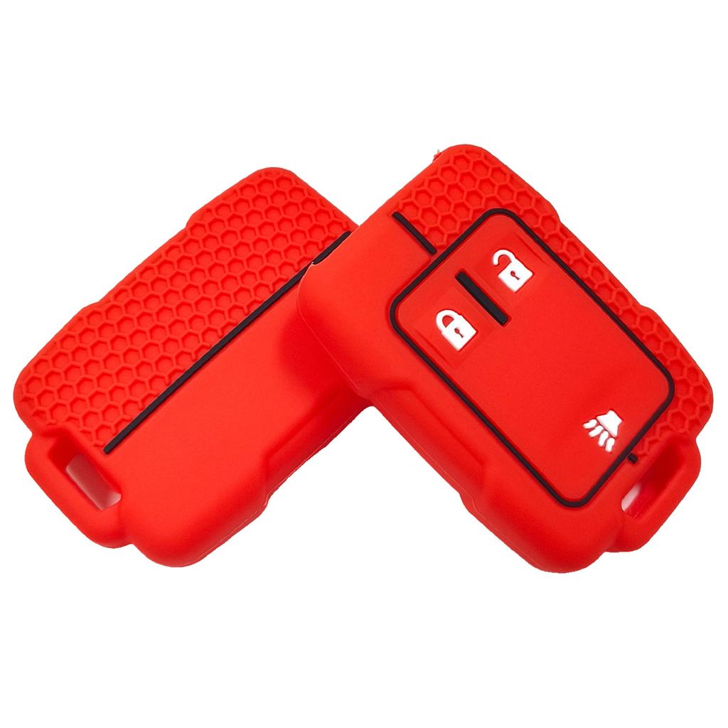 Rubber Car Key Fob Cover Silicone Protector Case for GMC Canyon Sierra Yukon Chevrolet Suburban Tahoe Colorado Silverado