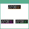 Digital Led Alarm Clock With Date Temperature Calendar Night Light For Bedroom Decor